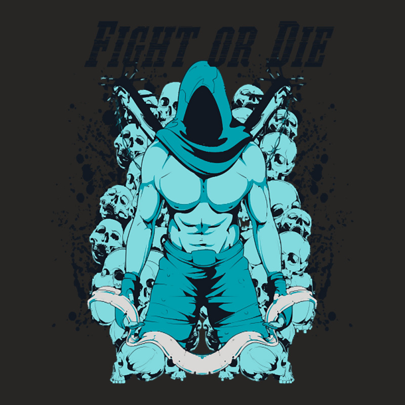 Fight Or Die Ladies Fitted T-Shirt by Box Bingham | Artistshot