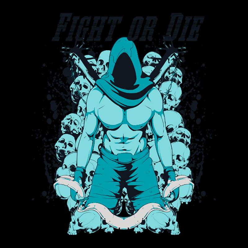 Fight Or Die Cropped Hoodie by Box Bingham | Artistshot