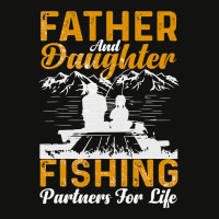 Father And Daughter Fishing Partners For Life Fishing Scorecard Crop Tee | Artistshot