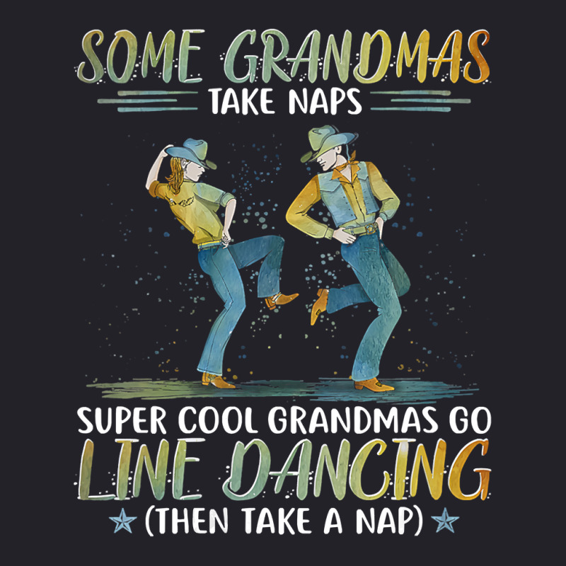 Womens Some Grandmas Take Naps Cool Grandmas Go Line Dancing Vneck Unisex Sherpa-Lined Denim Jacket by Davidartist | Artistshot