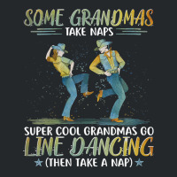 Womens Some Grandmas Take Naps Cool Grandmas Go Line Dancing Vneck Crewneck Sweatshirt | Artistshot