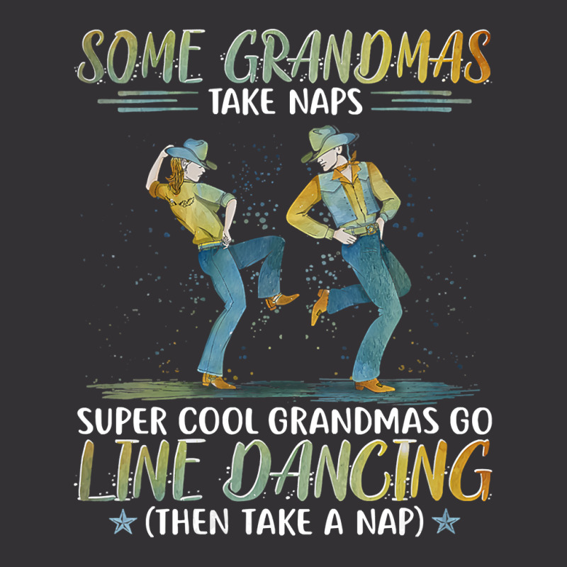 Womens Some Grandmas Take Naps Cool Grandmas Go Line Dancing Vneck Vintage Hoodie And Short Set by Davidartist | Artistshot