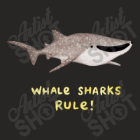 Whale Sharks Rule! Ladies Fitted T-shirt | Artistshot