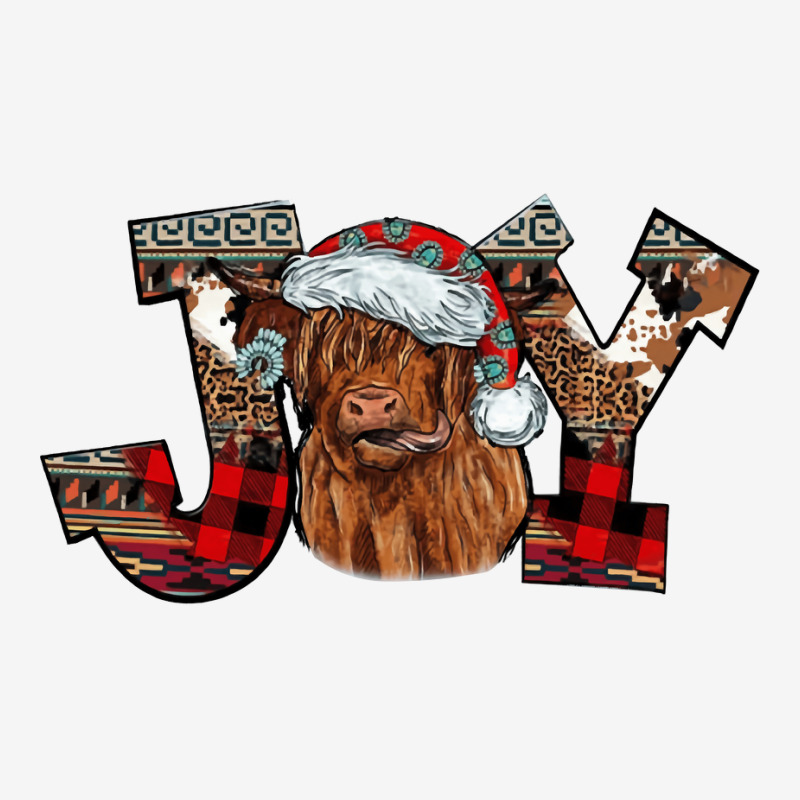 Highland Cow Christmas Joy Be Merry And Bright Western Cow Pullover Ho Classic T-shirt | Artistshot