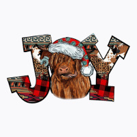 Highland Cow Christmas Joy Be Merry And Bright Western Cow Sweatshirt T-shirt | Artistshot