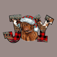 Highland Cow Christmas Joy Be Merry And Bright Western Cow Sweatshirt Vintage T-shirt | Artistshot