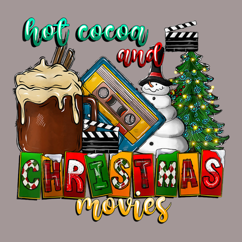 Hot Cocoa And Christmas Movies Merry Christmas Western T Shirt Vintage Hoodie | Artistshot