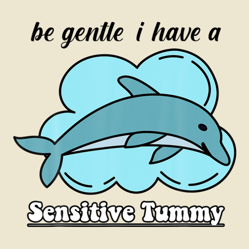 Be Gentle I Have A Sensitive Tummy Cropped Hoodie by crrojkeydalu | Artistshot