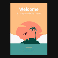 Welcome To Pterodactyl Home License Plate | Artistshot