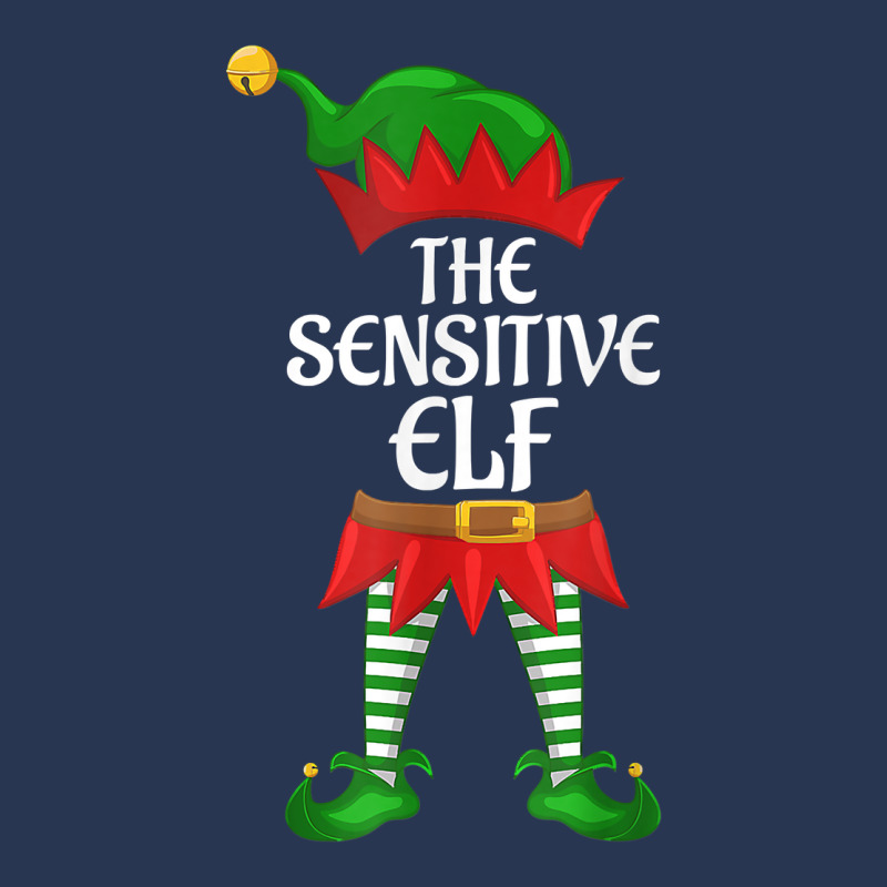 Sensitive Elf Family Matching Group Christmas Party T Shirt Ladies Denim Jacket by maryannmjra8 | Artistshot