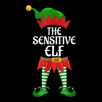 Sensitive Elf Family Matching Group Christmas Party T Shirt Cropped Sweater | Artistshot