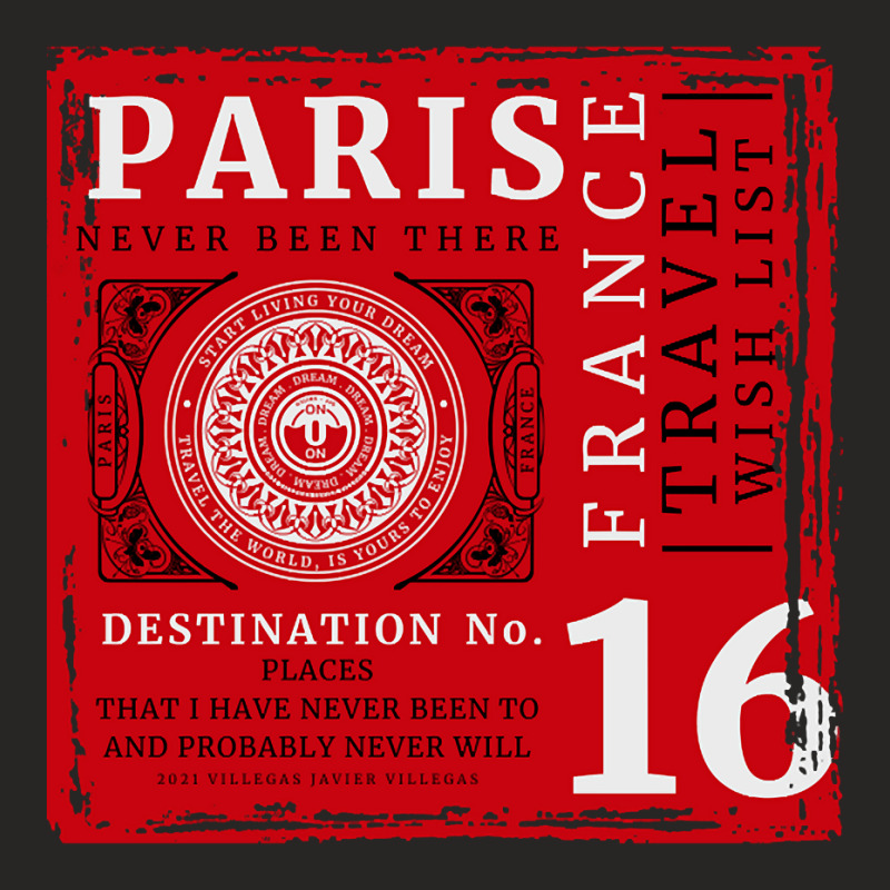 Paris, France Travel Wish List Ladies Fitted T-Shirt by brumfieldportillo7vlpq8 | Artistshot