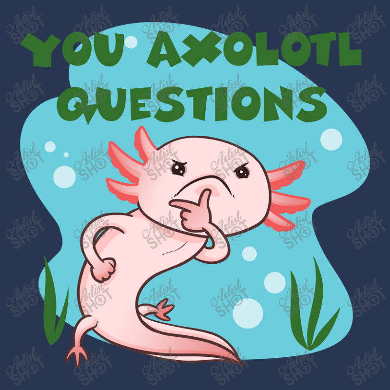 You Axolotl Questions-p4mte Men Denim Jacket by Min05 | Artistshot