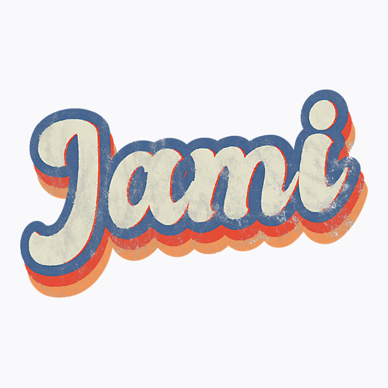 Jami Personalized Name  Custom Lettering 70 S T-shirt | Artistshot