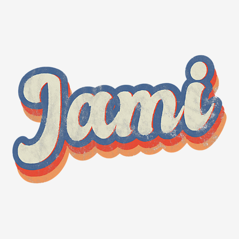 Jami Personalized Name  Custom Lettering 70 S Oval Patch | Artistshot