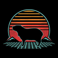 Capybara Retro Vintage 80s Style Animal Lover Women's V-neck T-shirt | Artistshot