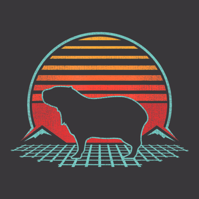 Capybara Retro Vintage 80s Style Animal Lover Ladies Curvy T-Shirt by hongquangd | Artistshot