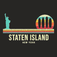 Staten Island New York Premium Ladies Fitted T-shirt | Artistshot