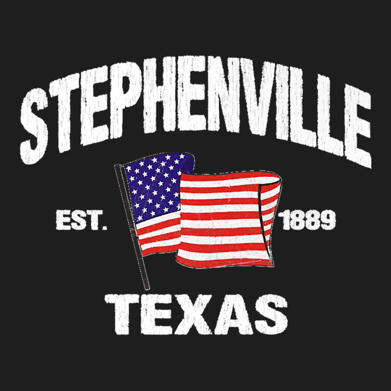 Stephenville Texas Tx Usa Stars & Stripes Vintage Style Premium Classic T-shirt by JilmarM.Perez | Artistshot