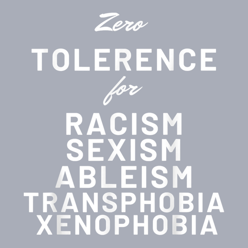 Stop Racism Sexism Ableism Homophobia Transphobia Funny Tee T Shirt Tank Dress by lavenakf44f | Artistshot