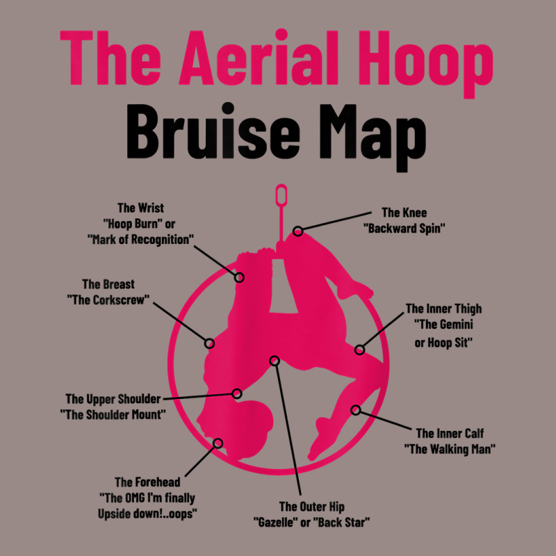 The Aerial Hoop Bruise Map Acrobatics Gymnastics Sports T Shirt Vintage T-Shirt by deemerx8lmshare | Artistshot