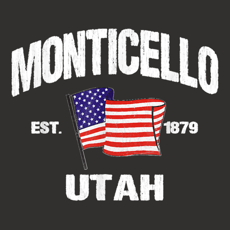 Monticello Utah Ut Usa Stars & Stripes Vintage Style Champion Hoodie by ISAIASSANTIAGO | Artistshot