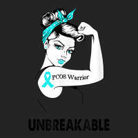 Pcos Warrior Unbreakable Gift Pcos Awareness 3/4 Sleeve Shirt | Artistshot