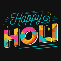 Happy Holi Colorful Holi Festival Metal Print Square | Artistshot