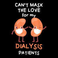 Dialysis Nurse Can't Mask The Love Kidney Nursing Nephrology T Shirt Adjustable Cap | Artistshot