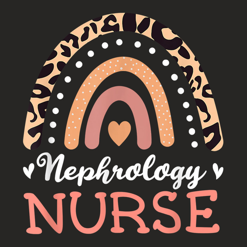 Dialysis Rn Rainbow Nephrology Registered Nurse Kidney Rn T Shirt Ladies Fitted T-shirt | Artistshot