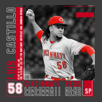 Luis Castillo Baseball Edit Tapestries Reds Men's Polo Shirt | Artistshot