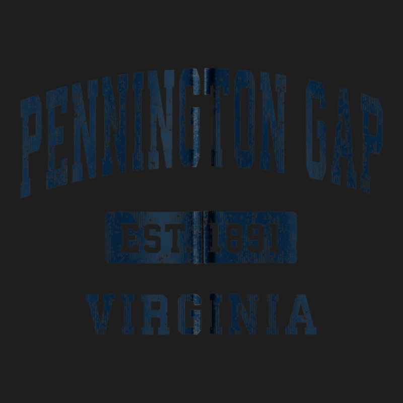 Pennington Gap Virginia Va Vintage Athletic Sports Design Zip Hoodie Classic T-shirt | Artistshot