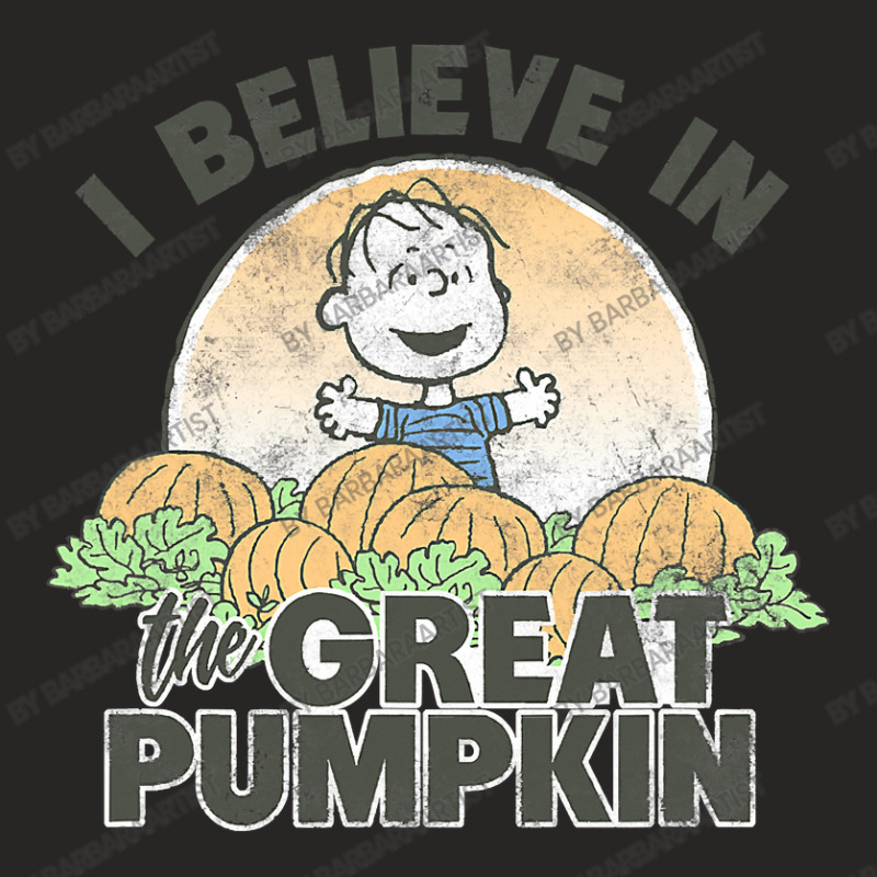 Peanuts Halloween Great Pumpkin Ladies Fitted T-Shirt by BarbaraArtist | Artistshot