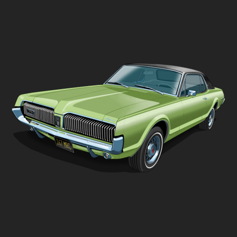 1967 Mercury Cougar In Lime Frost Five 3/4 Sleeve Shirt by StefanyIveson | Artistshot