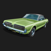 1967 Mercury Cougar In Lime Frost Five Classic T-shirt | Artistshot