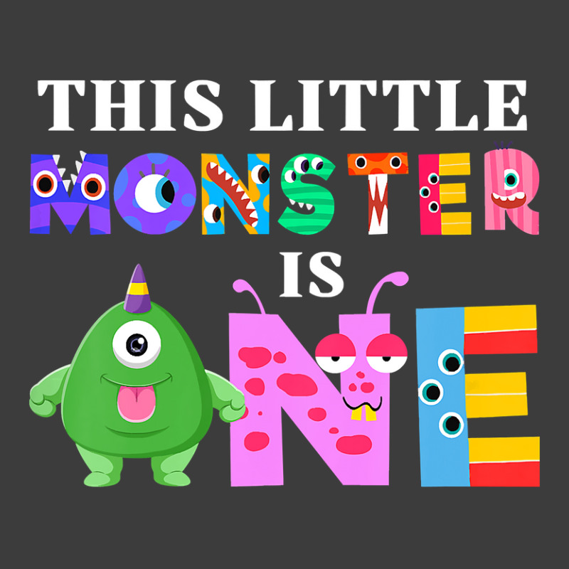 Kids This Little Monster Is One 1st Birthday Party Family Monster Men's Polo Shirt | Artistshot