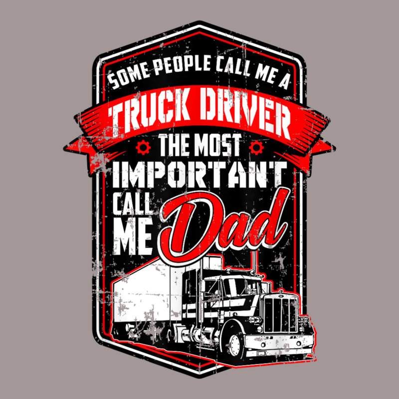 Funny Semi Truck Driver Design Gift For Truckers And Dads T Shirt Vintage Short | Artistshot