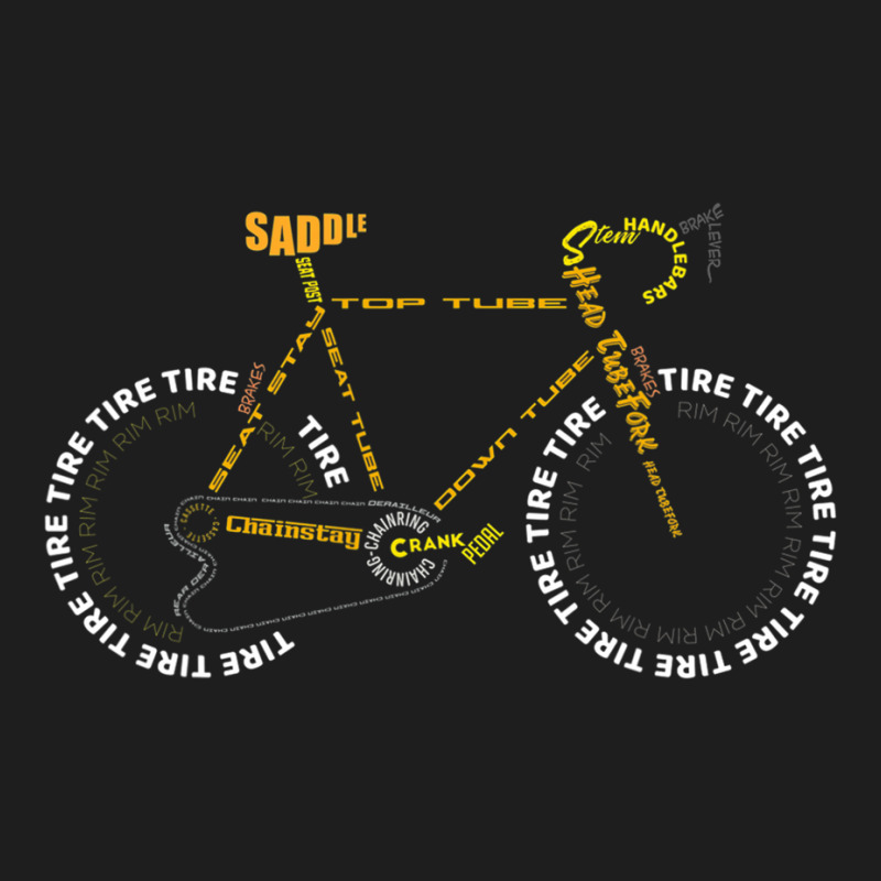 Bicycle Anatomy   Cute Cycling Is Life  Gift Classic T-shirt by PeterArtist | Artistshot