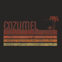 Cozumel Mexico Vintage 70s 80s Vacation Ladies Fitted T-shirt | Artistshot