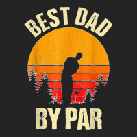 Funny Father's Day Best Dad By Par Golf Lover Vintage 3/4 Sleeve Shirt | Artistshot