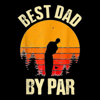 Funny Father's Day Best Dad By Par Golf Lover Vintage Men's Long Sleeve Pajama Set | Artistshot