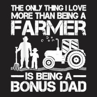 Funny Farming Tractor Retro Farmer Bonus Dad Father's Day T-shirt | Artistshot