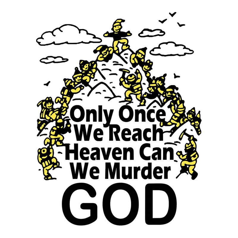 Only Once We Reach Heaven Can We Murder God Men's 3/4 Sleeve Pajama Set | Artistshot