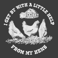 Funny Farmer I Get By With A Little Help From My Hens Men's Polo Shirt | Artistshot