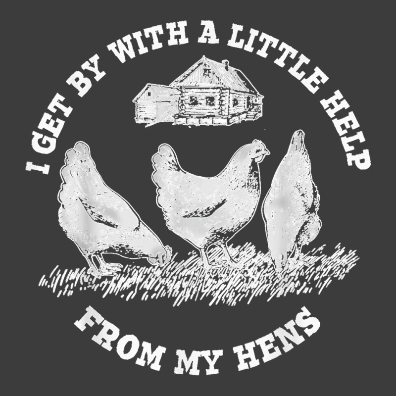 Funny Farmer I Get By With A Little Help From My Hens Men's Polo Shirt | Artistshot