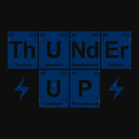 Thunder Up Periodic Table Orange Crop Top | Artistshot