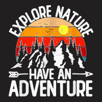 Funny Explore Nature Have An Adventure Retro Forest T-shirt | Artistshot