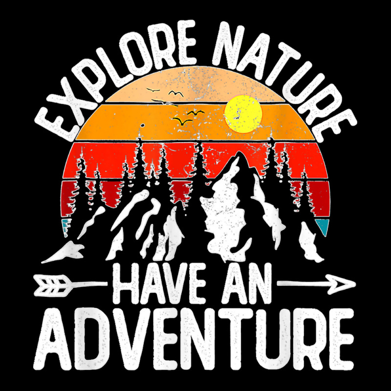 Funny Explore Nature Have An Adventure Retro Forest Zipper Hoodie | Artistshot