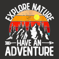 Funny Explore Nature Have An Adventure Retro Forest Champion Hoodie | Artistshot