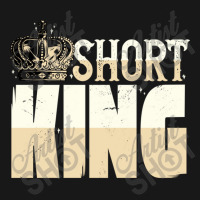 Short King Funny Short Guy Crown One Flannel Shirt | Artistshot